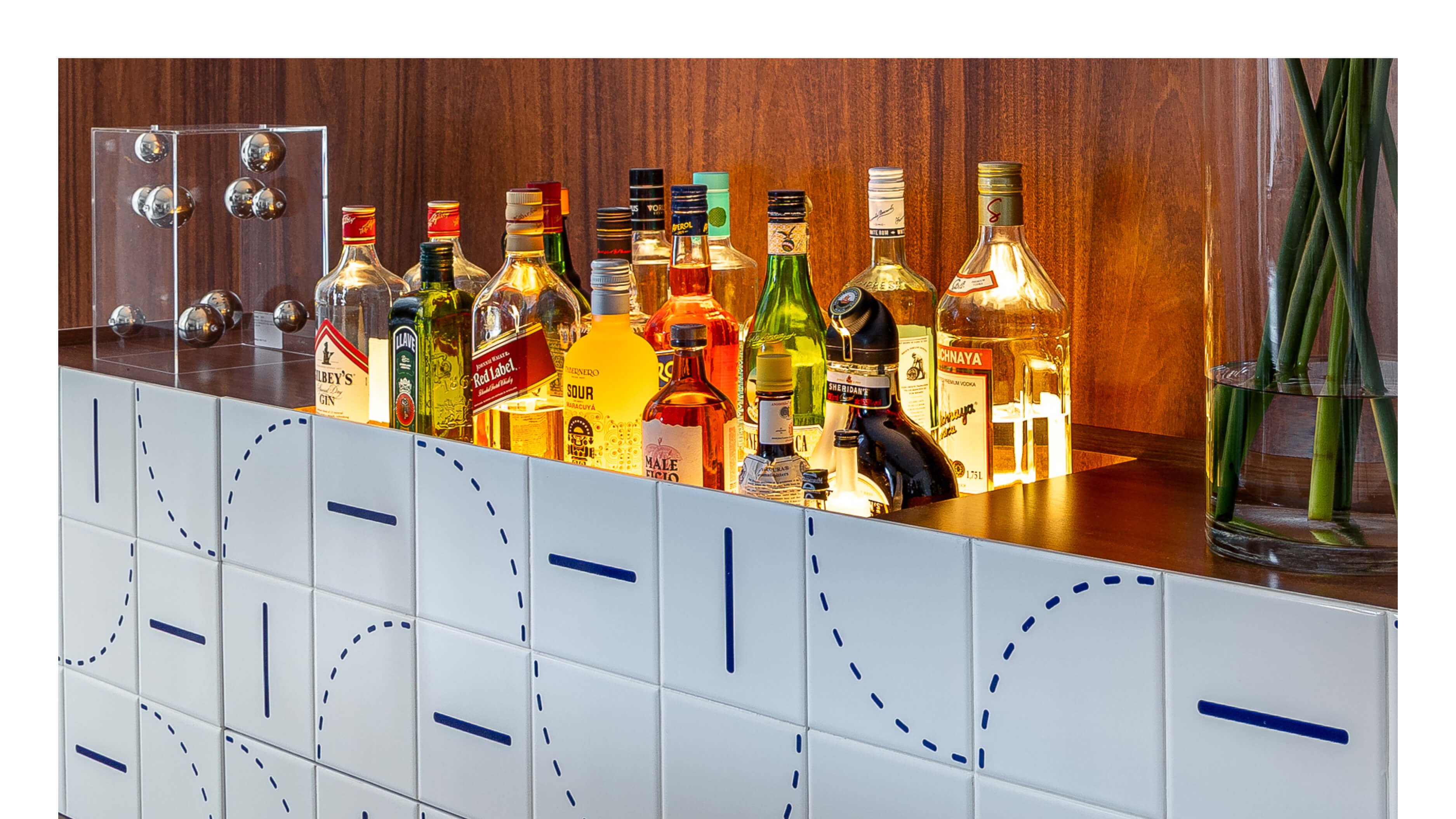 Azulejos no Bar