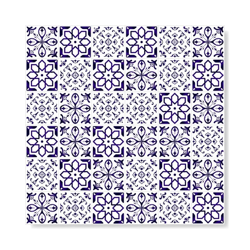 Azulejos Azul Kit Mediterrâneo