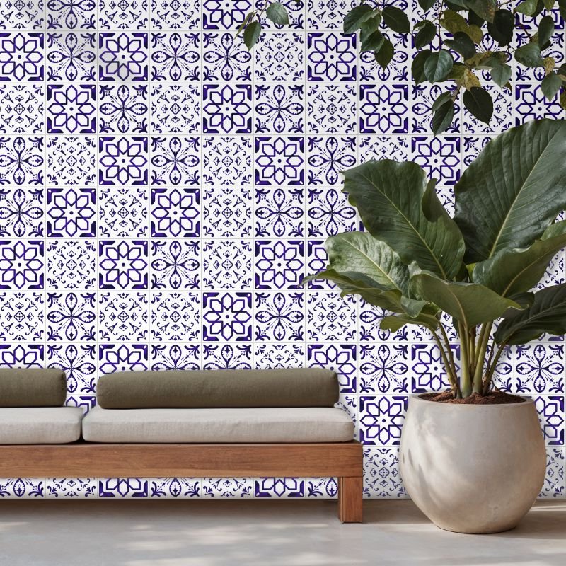Azulejos Azul Kit Mediterrâneo