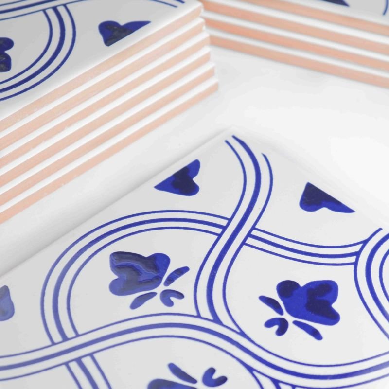 Azulejos Azul Uzbequistão
