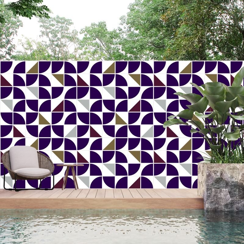 Azulejos Coloridos Kit Floresta