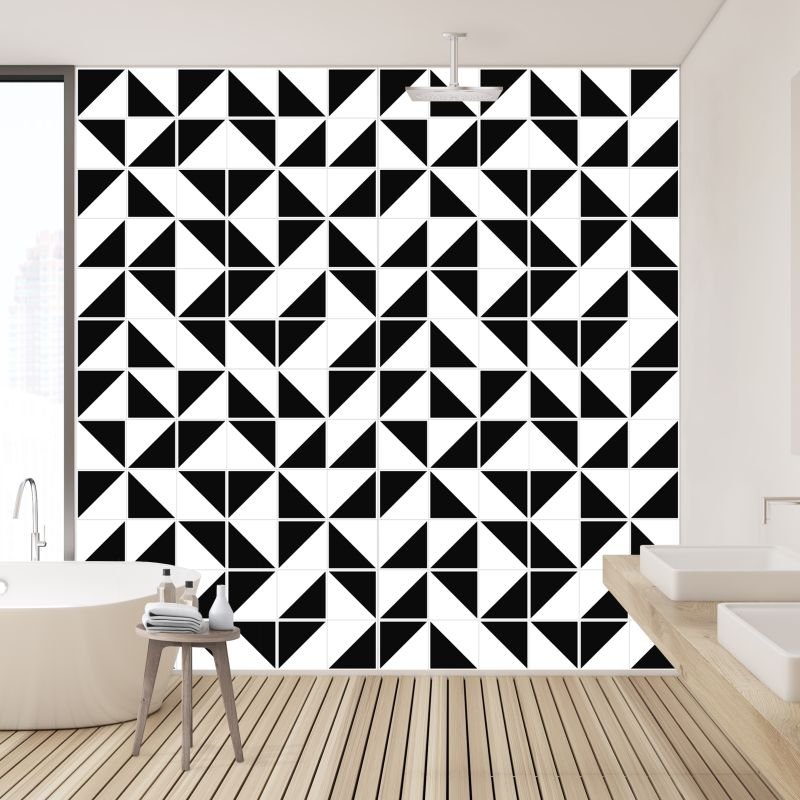 Azulejos Preto e Branco Raiz