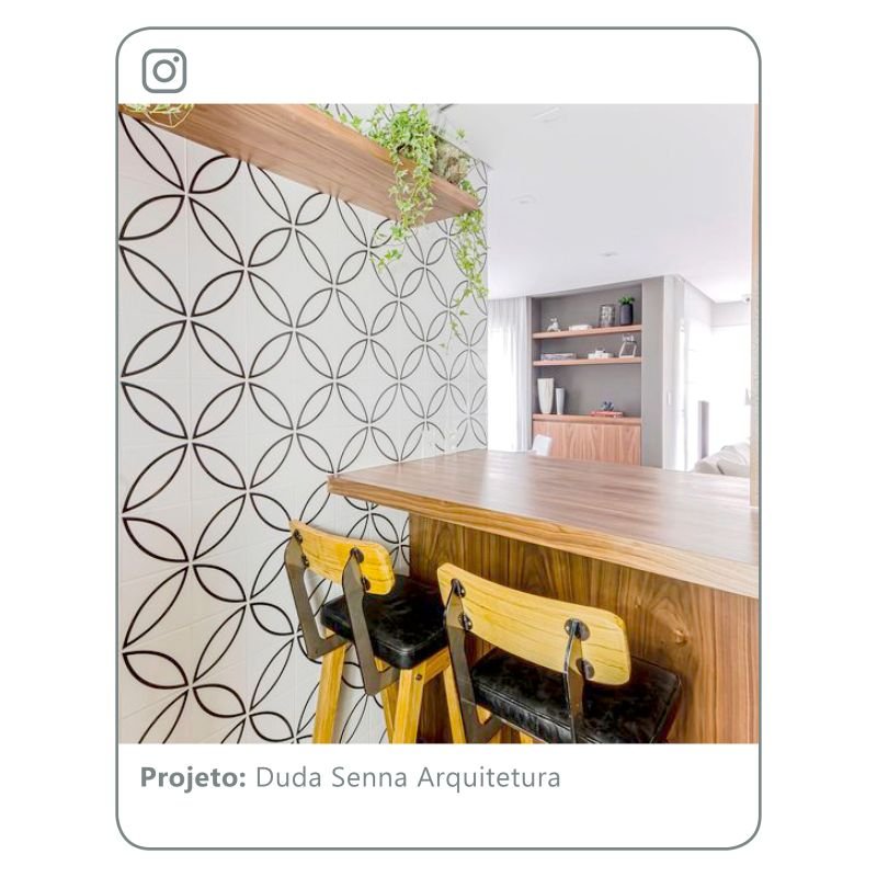 Azulejos Preto Molde Contorno