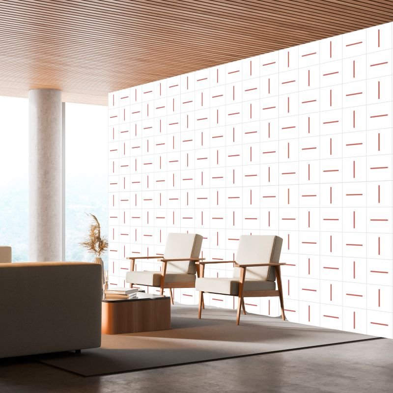 Azulejos Traço Rosa