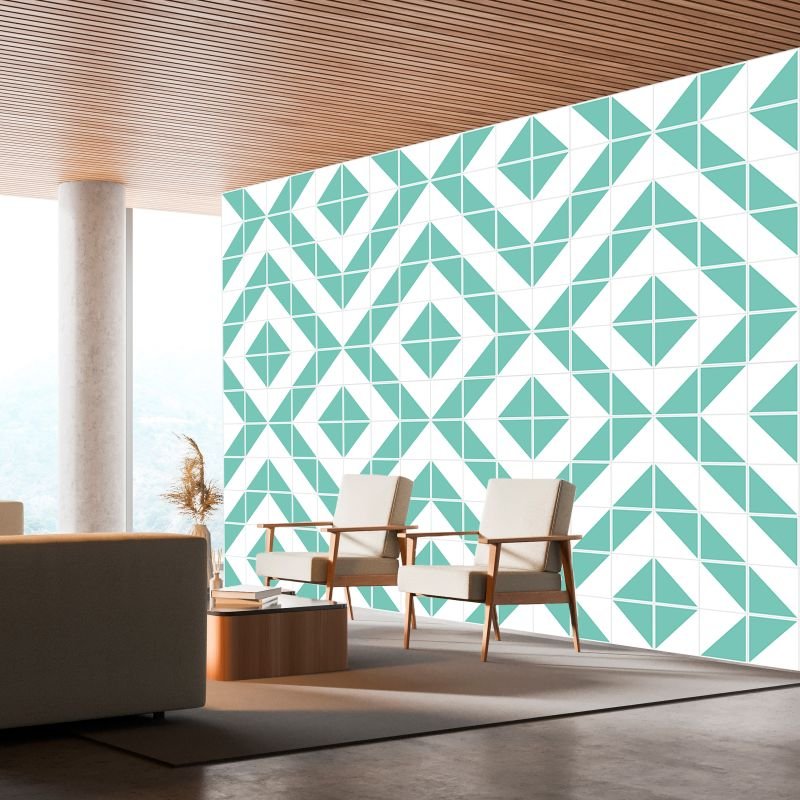 Azulejos Verde Água Raiz