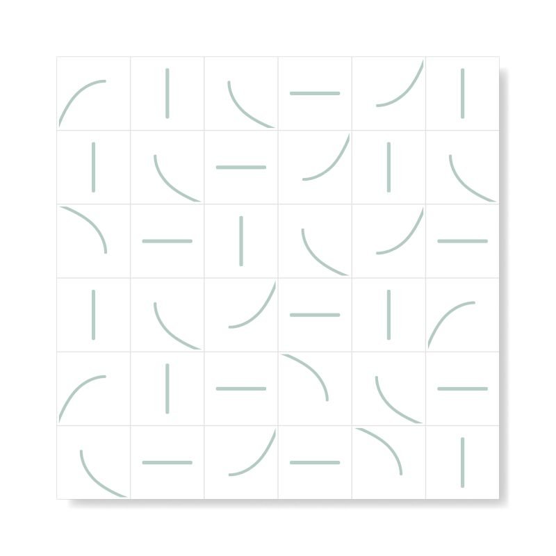 Azulejos Verde Claro Kit Sálvia